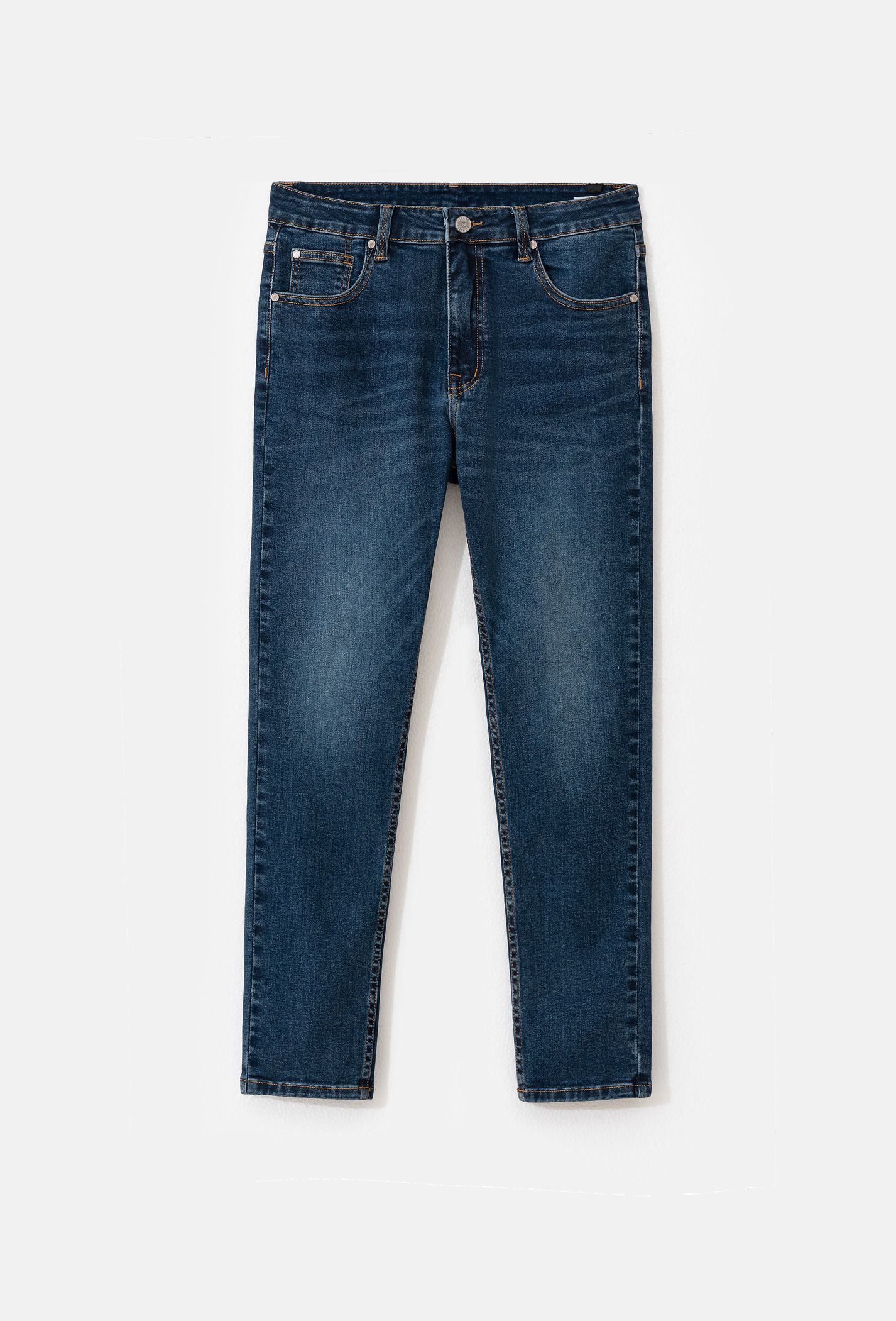 [LDP] Quần Jeans Clean Denim dáng Slimfit Xanh đậm 1