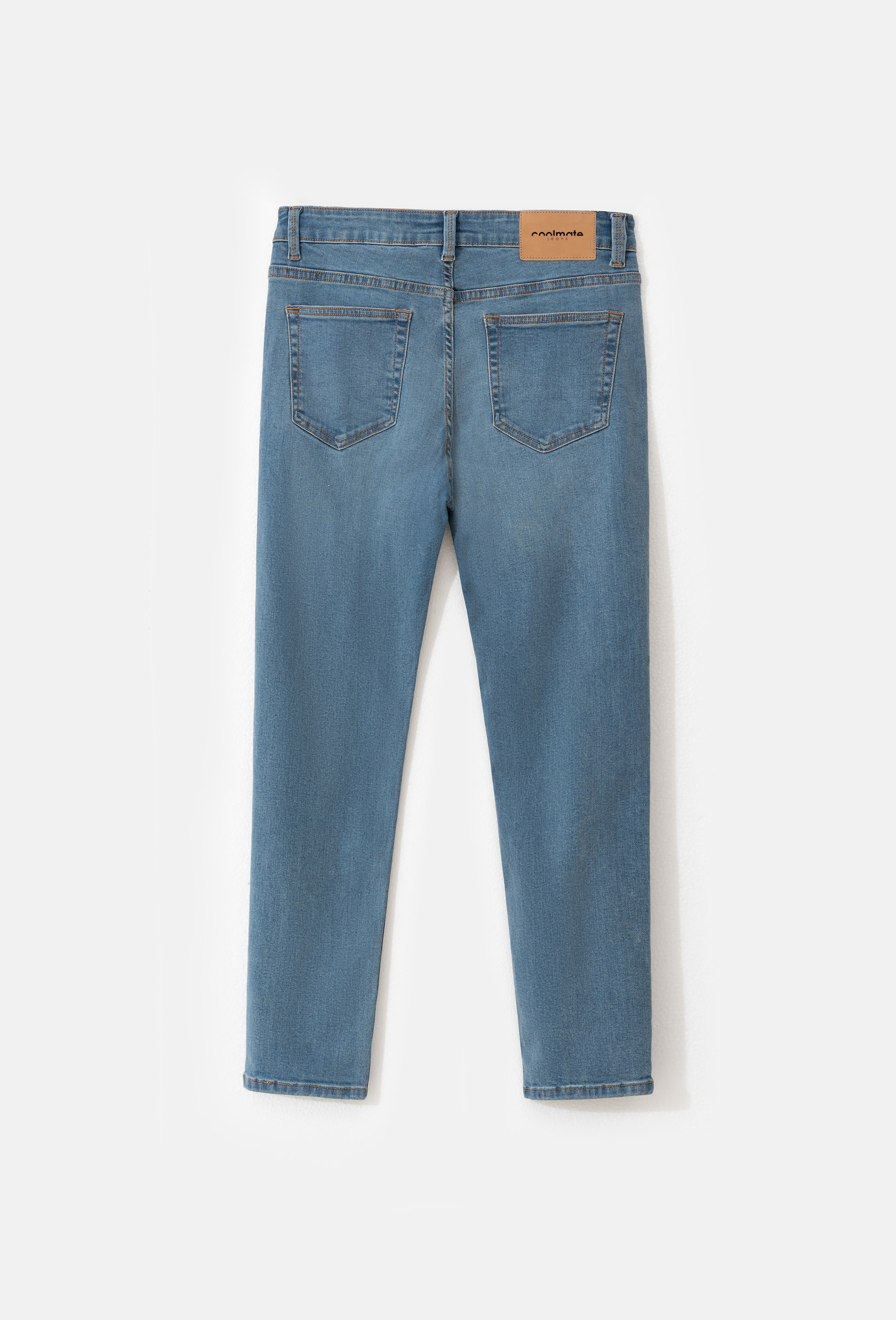 Quần Jeans Clean Denim dáng Slimfit  xanh-nhat 4