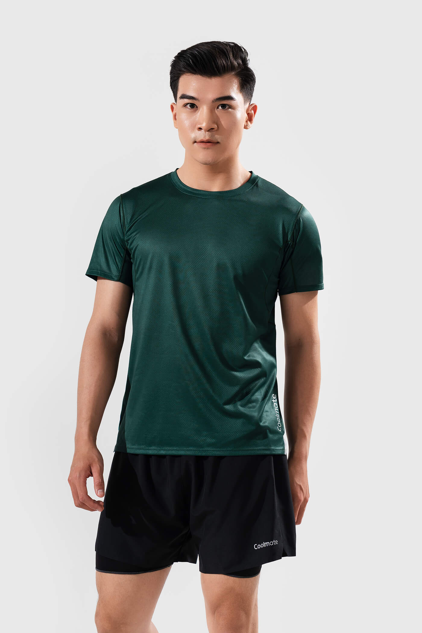 T-Shirt chạy bộ Advanced xanh-bong-dem 1