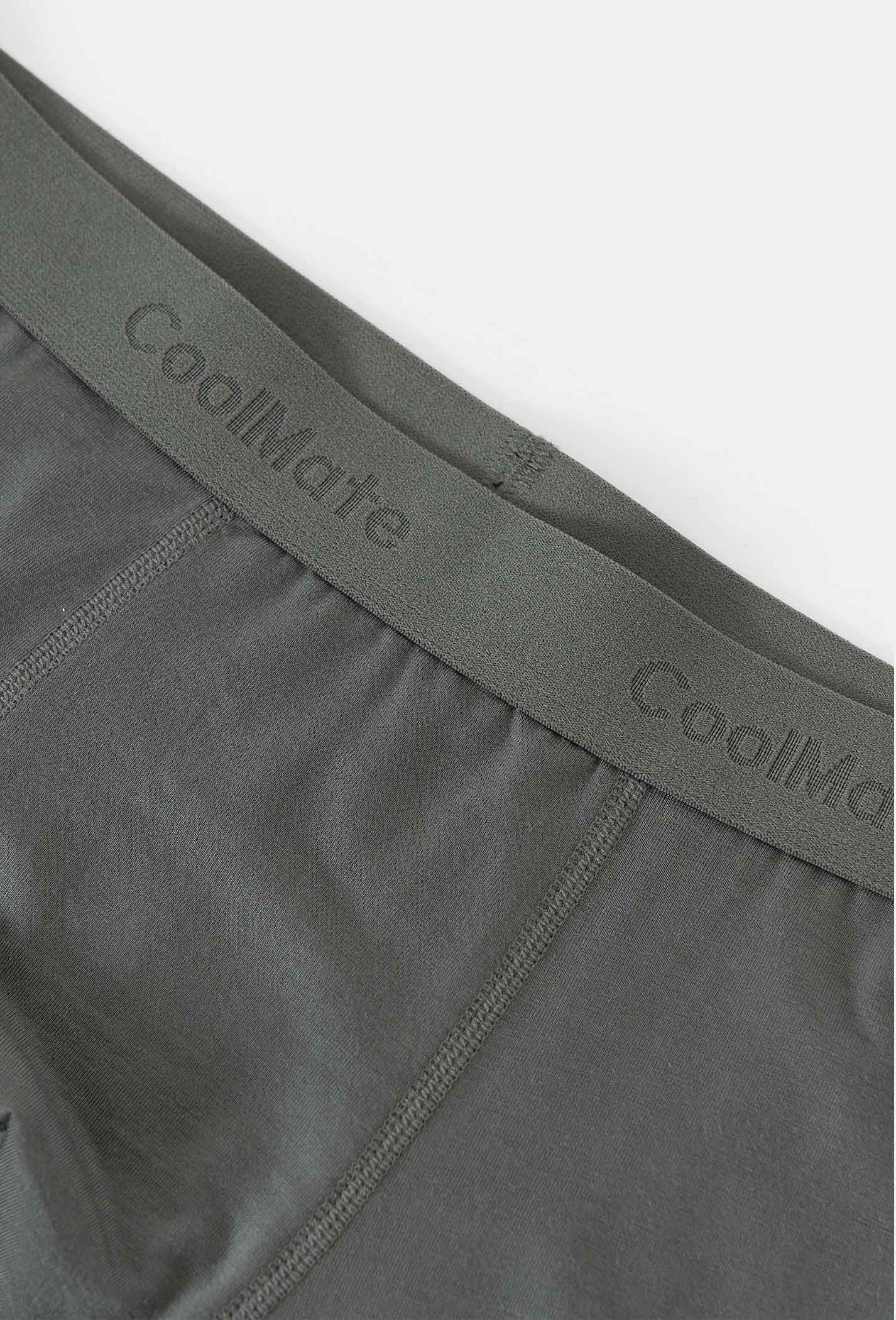 CoolGift - Combo 3 quần lót nam Trunk Tencel thấm hút tốt Xanh rêu 1