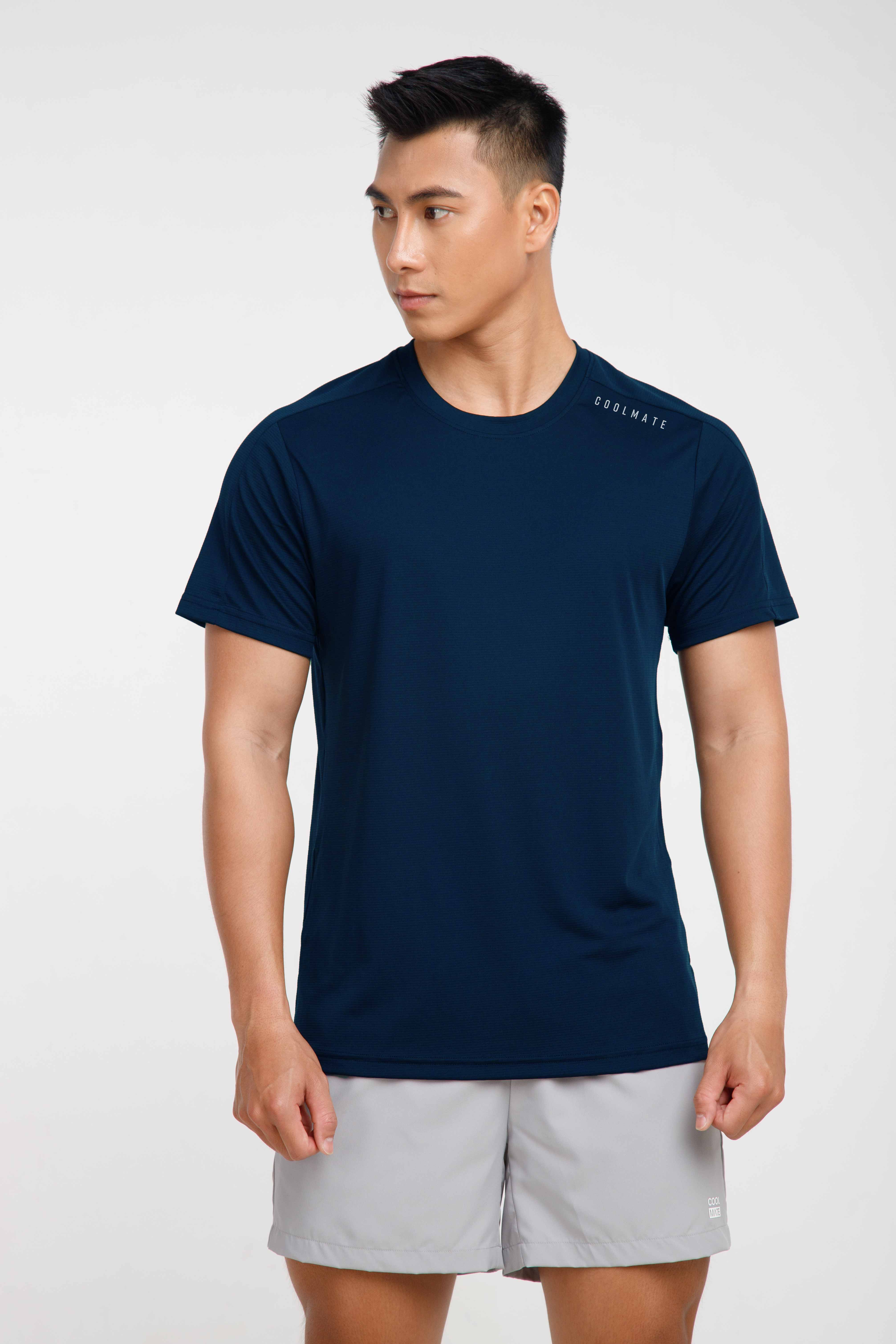T-Shirt thể thao V1 xanh-navy