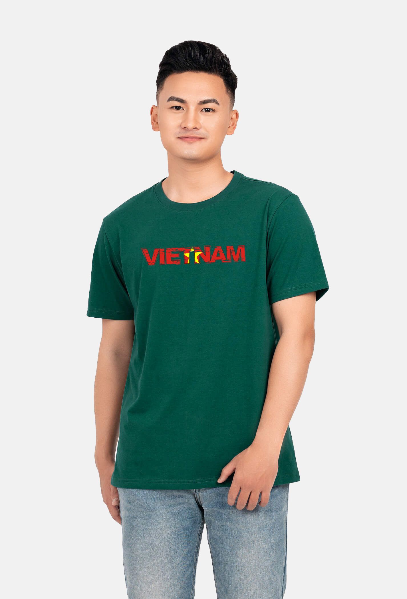 Áo thun Clean Vietnam in Proud Vietnam Xanh Forest 1