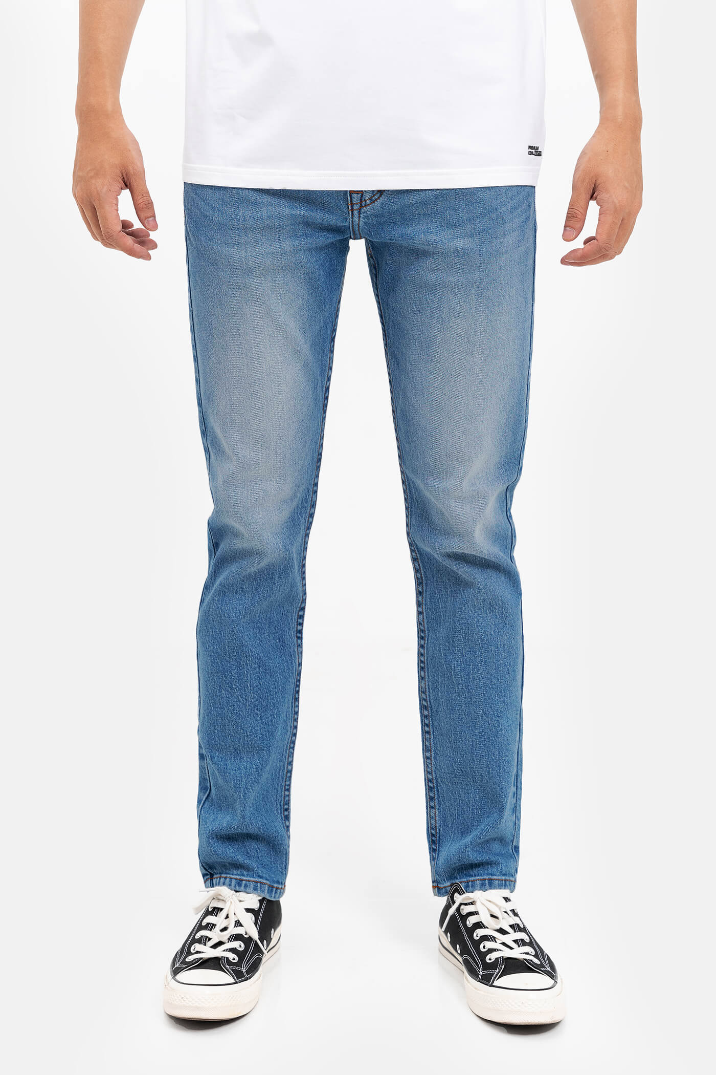 FLASH SALE - Quần Jeans Clean Denim dáng Slimfit  S3 Xanh nhạt 2