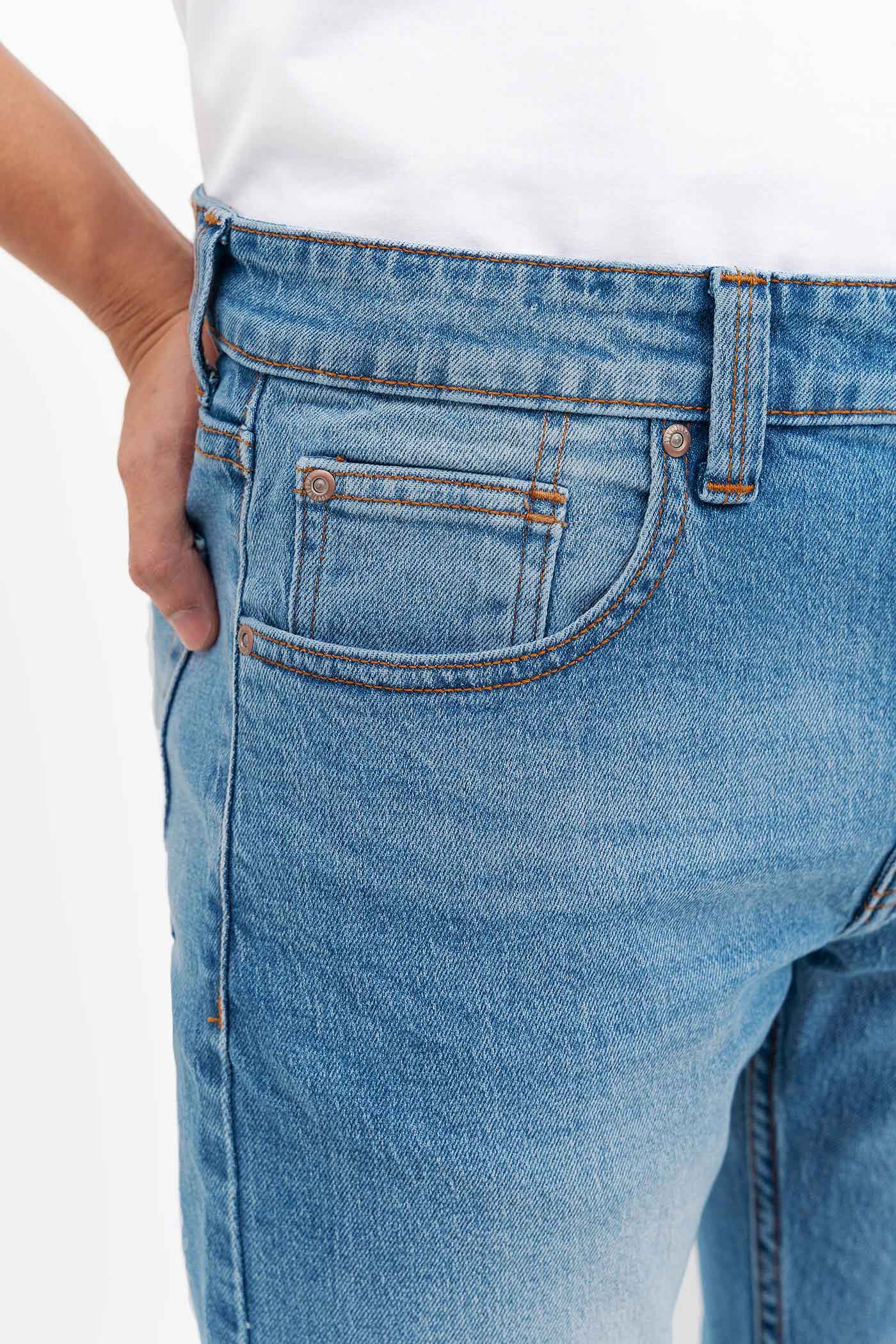 Today's Deal - Quần Jeans Clean Denim dáng Slimfit  S3 Xanh nhạt 3