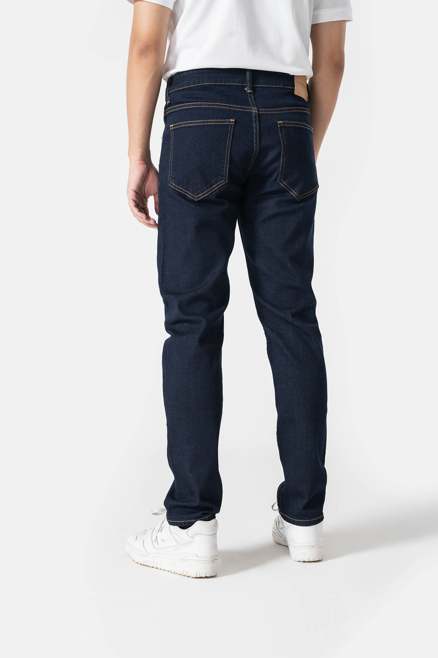 Quần Jeans Nam dáng Slim Fit V2 xanh-garment 1