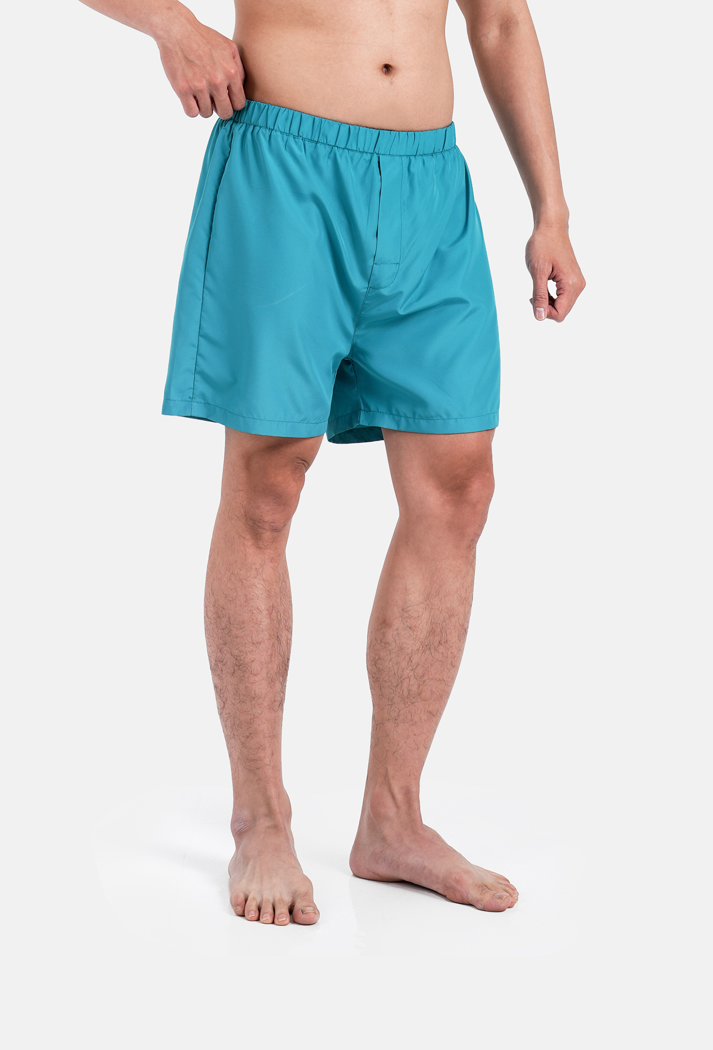 Săn deal - Quần Shorts mặc nhà Coolmate Basics Xanh ngọc 2