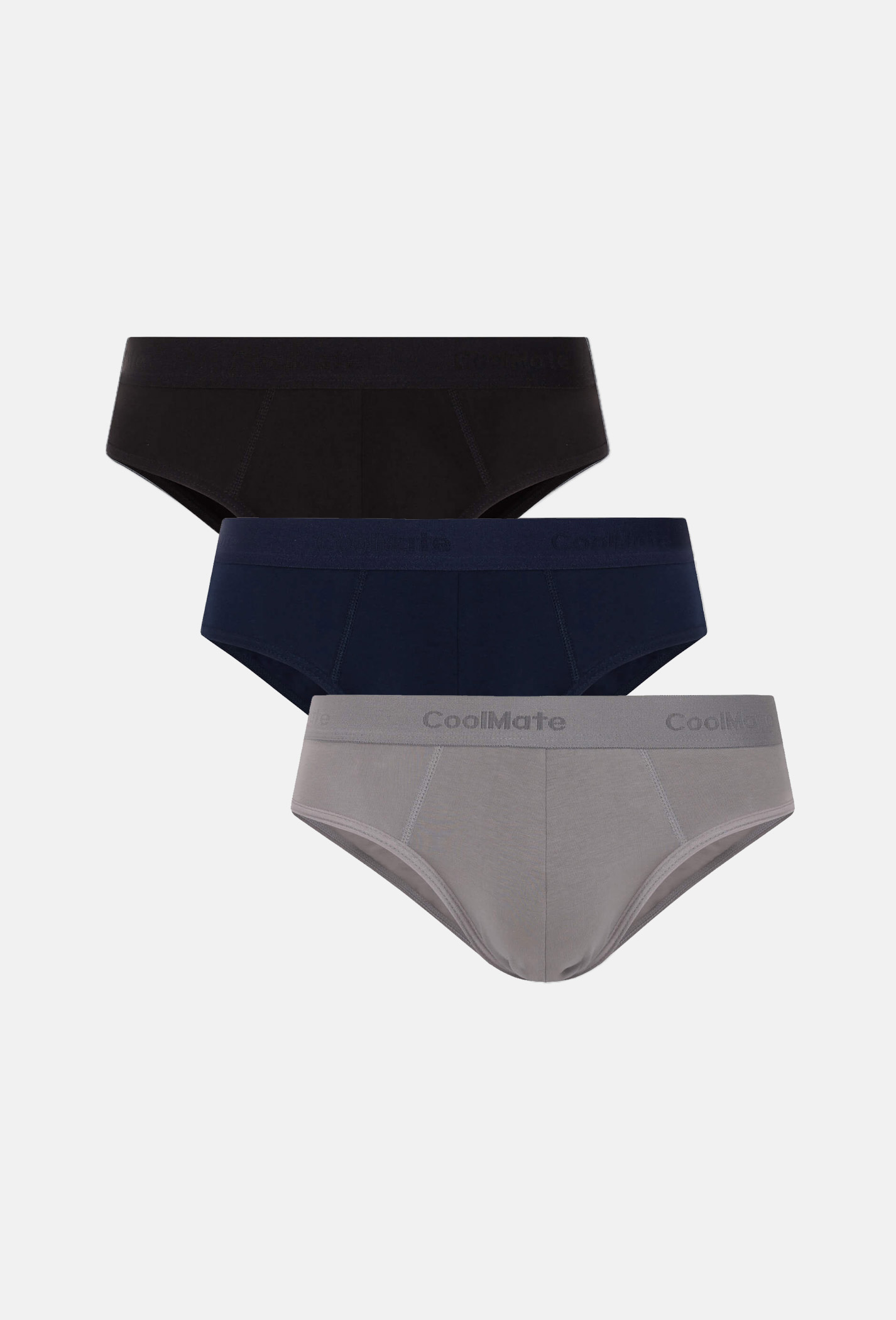 FLASH SALE - 03 quần lót nam Brief Cotton Compact co giãn  Phối màu