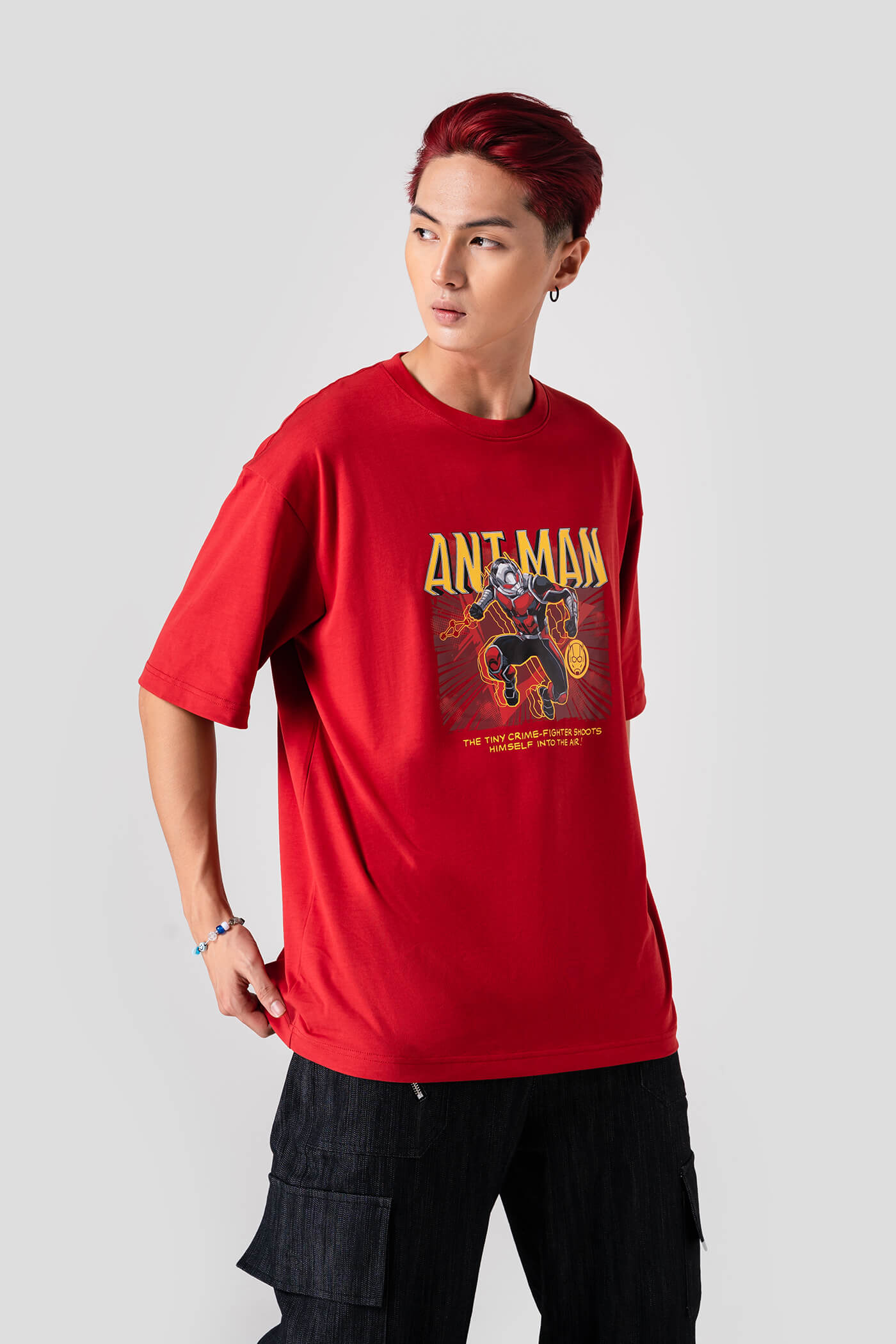 Áo thun Marvel Oversize Ant-Man Graphic Đỏ