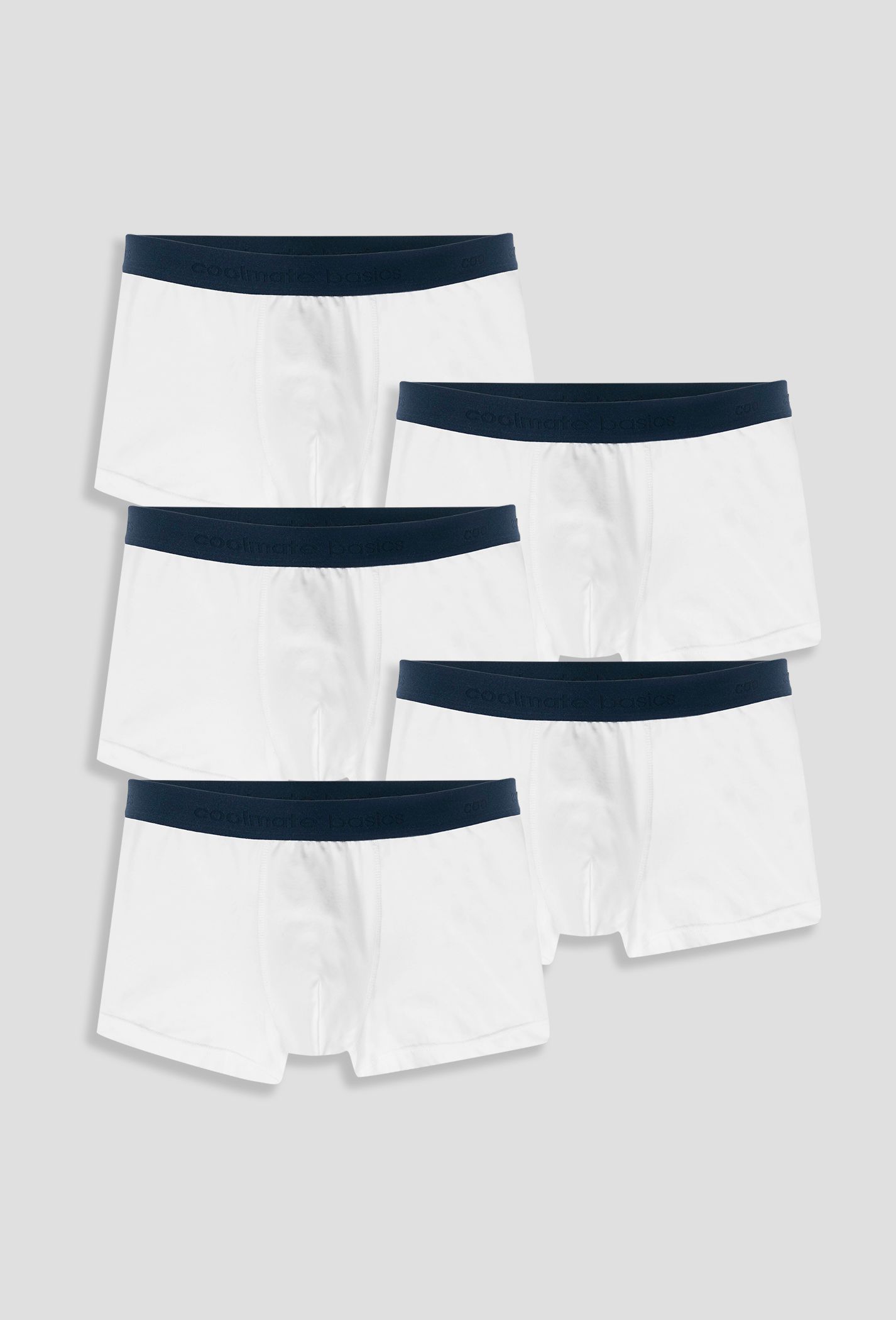 Combo 05 quần lót nam Trunk Coolmate Basics trang