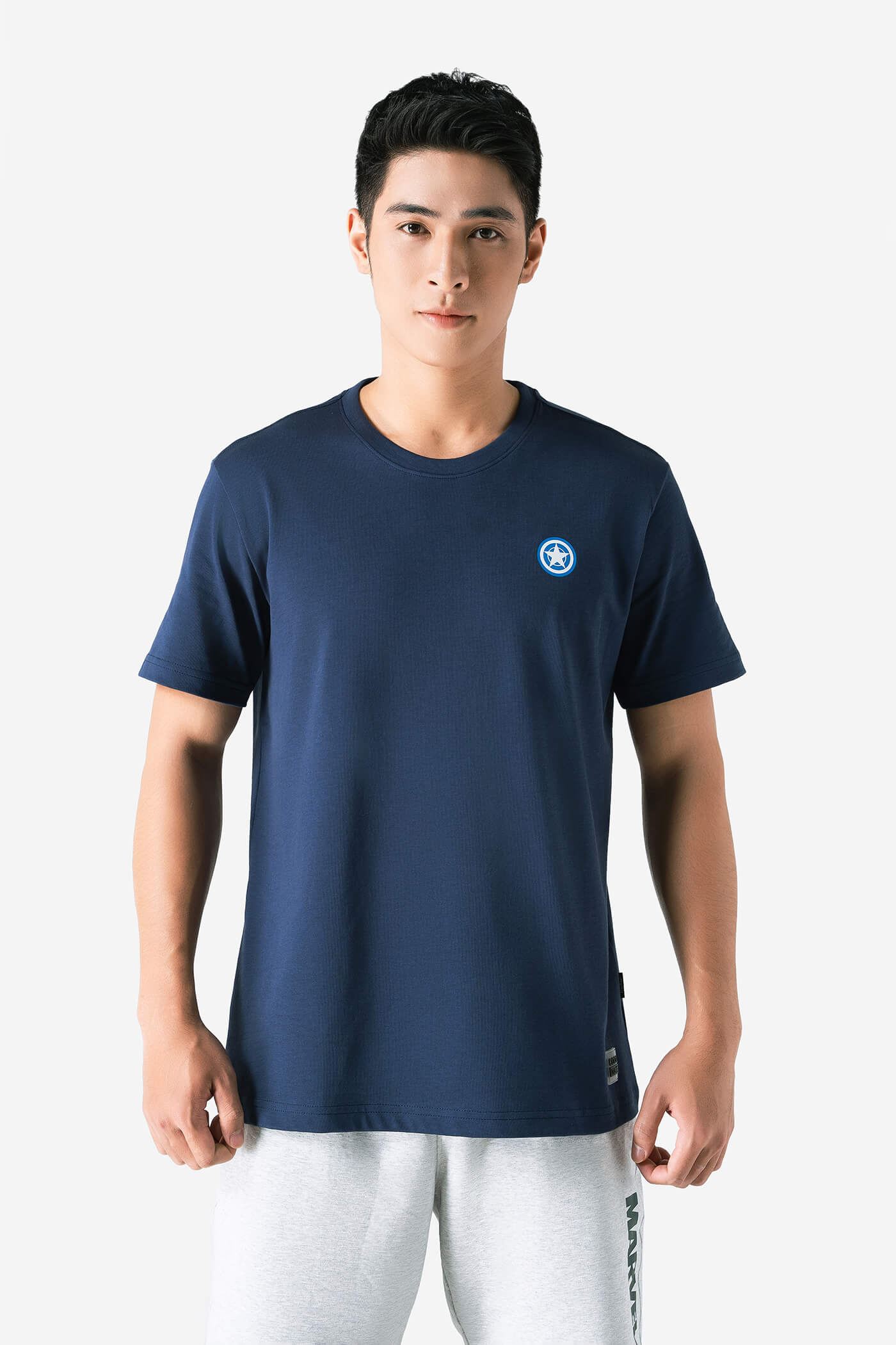 T-Shirt Captain America xanh-navy 3