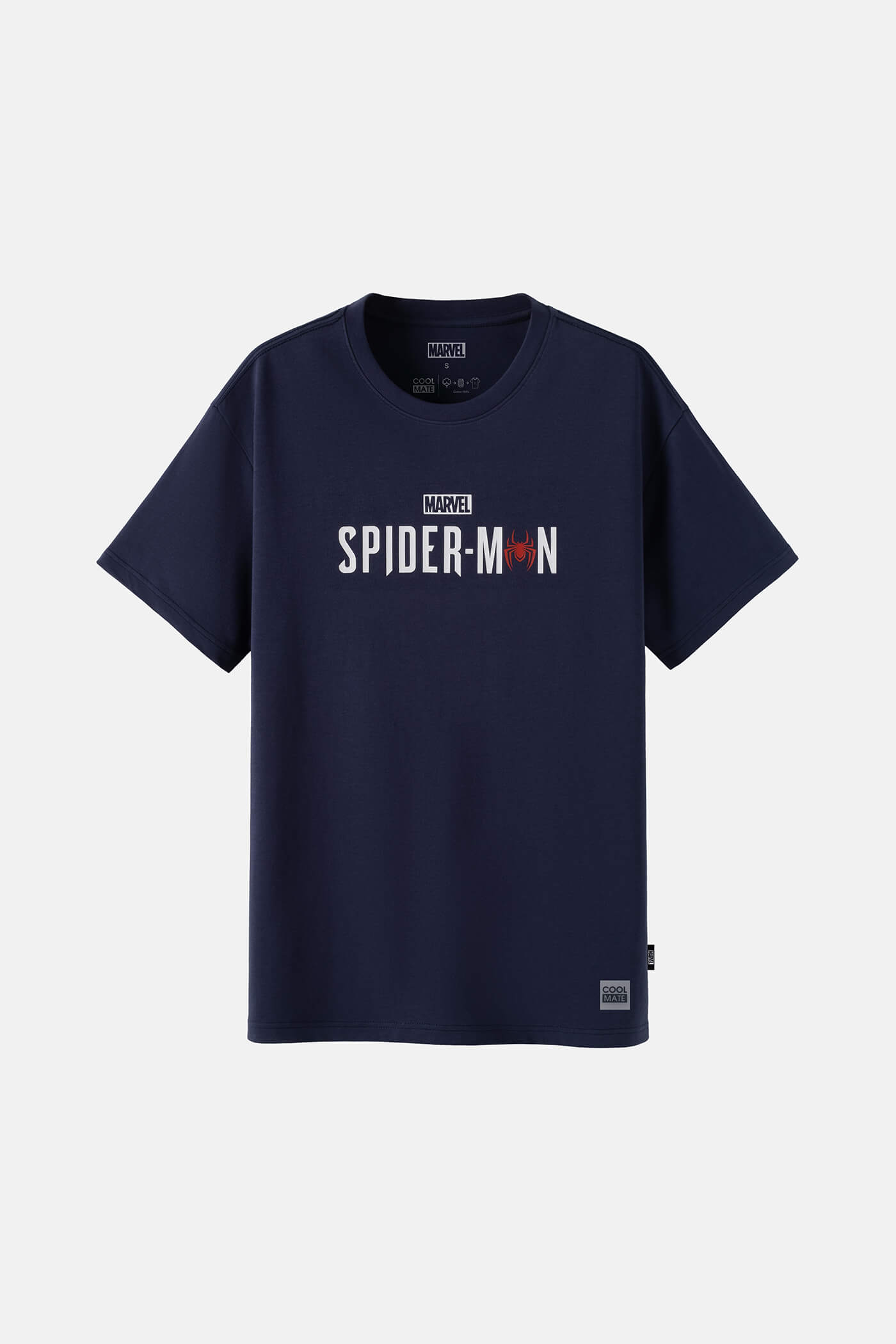 Áo thun Marvel logo Spider-Man Xanh Navy 3