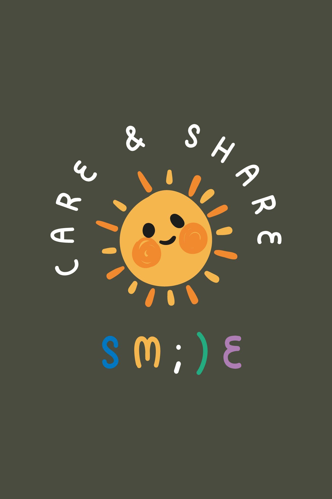 Smile Store - Áo thun nam Cotton Compact in Mặt trời Xanh rêu 1
