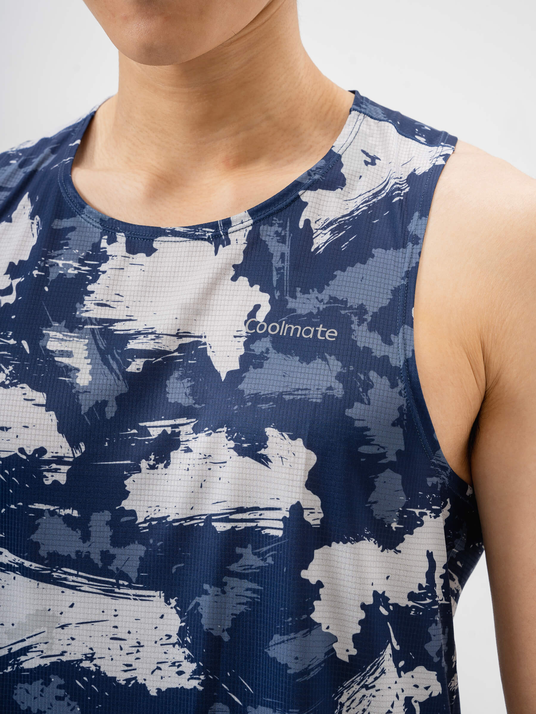 Combo 2 Áo Singlet Chạy Bộ Nam Graphic Frostly Mountain ExDry