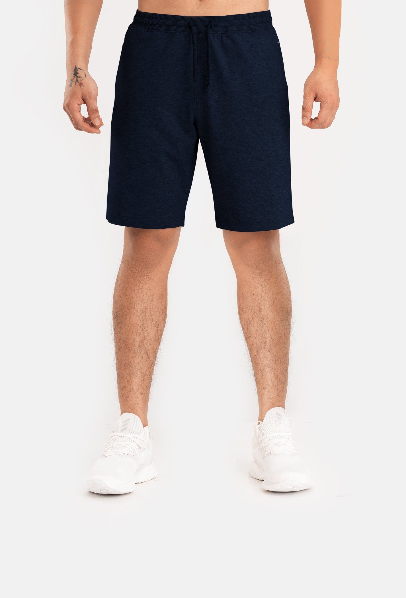 Outlet - Quần Short Nam New French Terry Xanh Navy