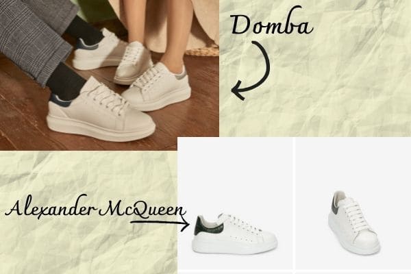 Sự khác nhau giữa giày Domba và giày MCQueen ? Bạn đã biết ?