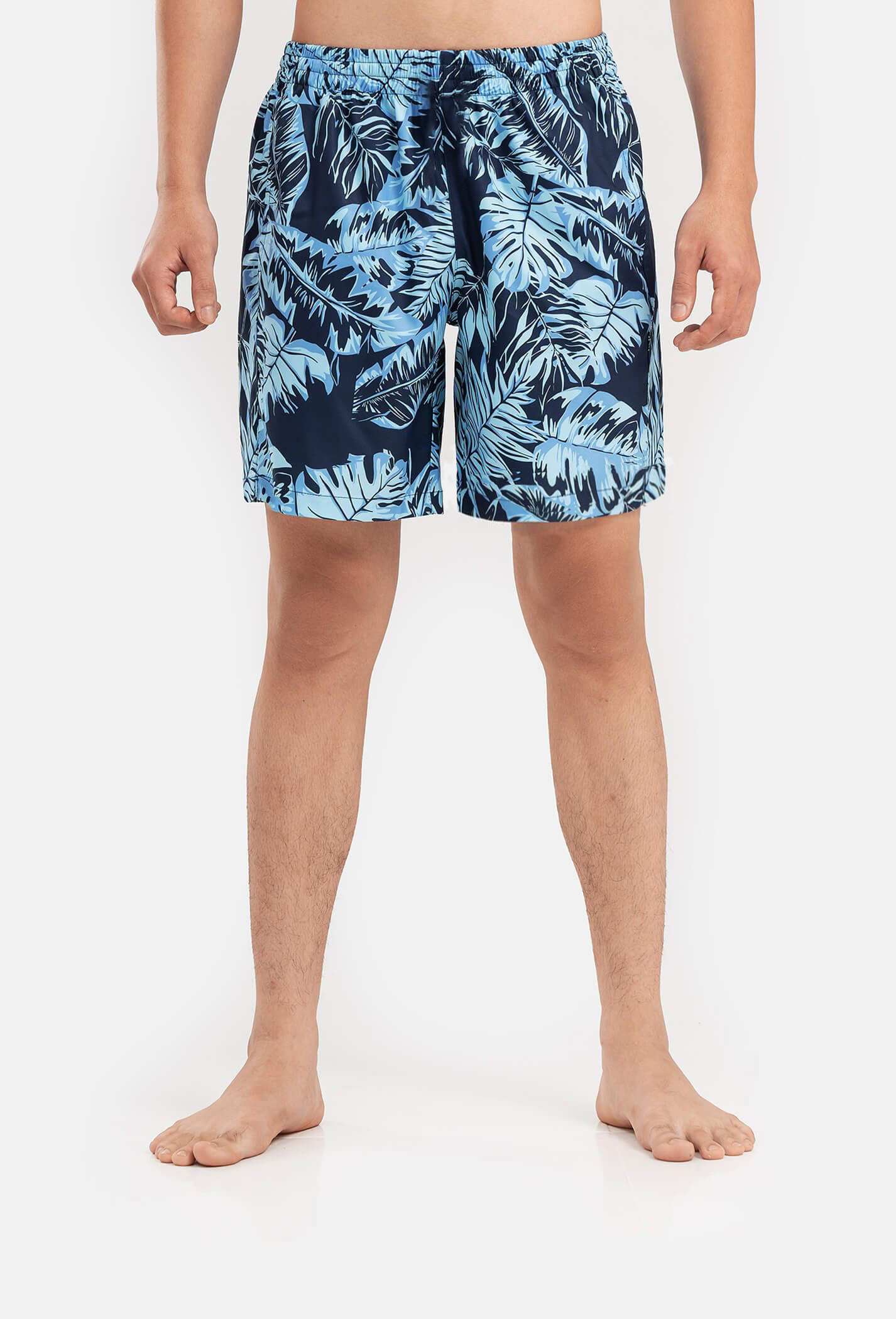 FLASH SALE - Quần shorts nam Classic Beach có túi khoá sau Xanh nhạt