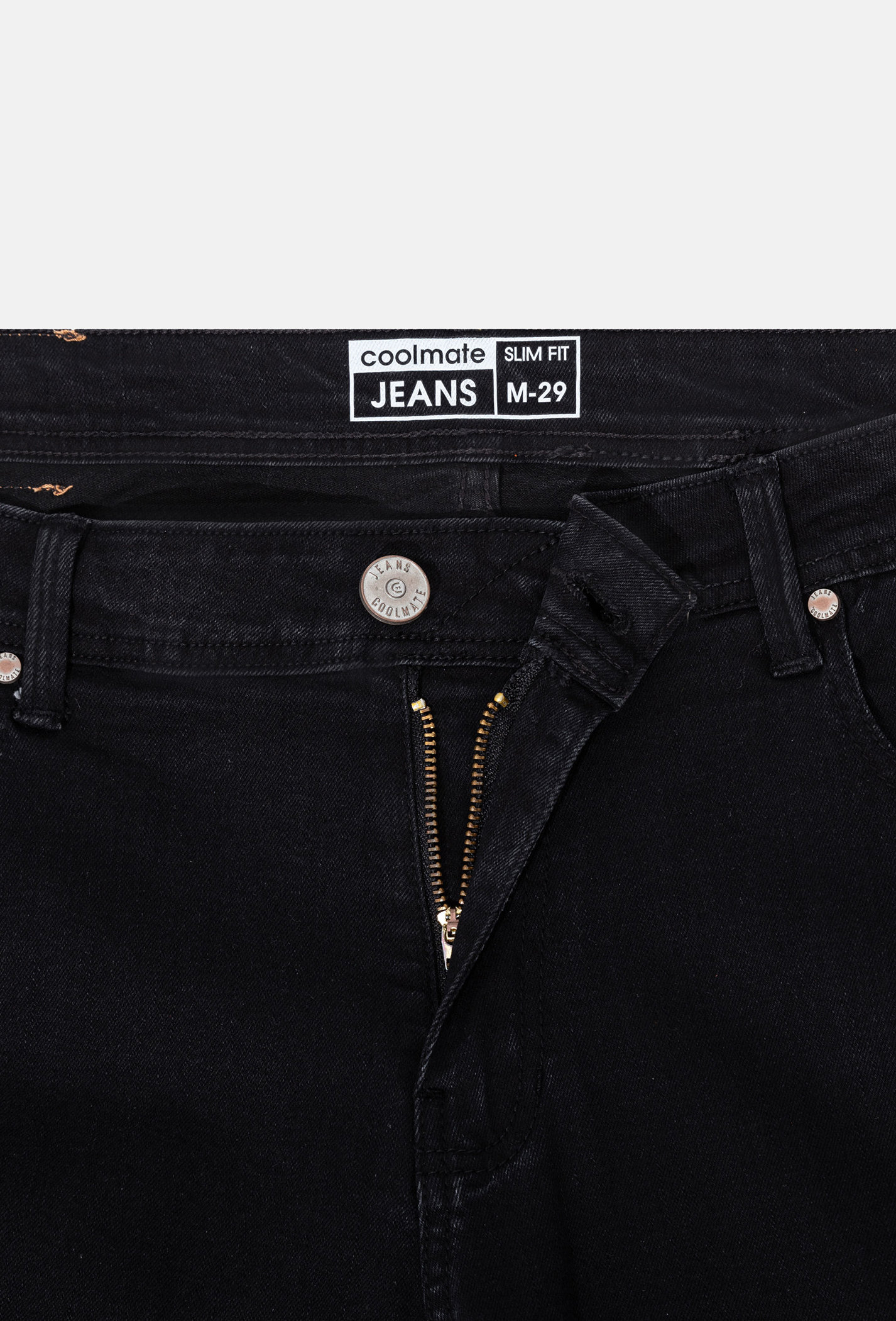 SĂN DEAL - Quần Jeans Basic Slim  Đen 4