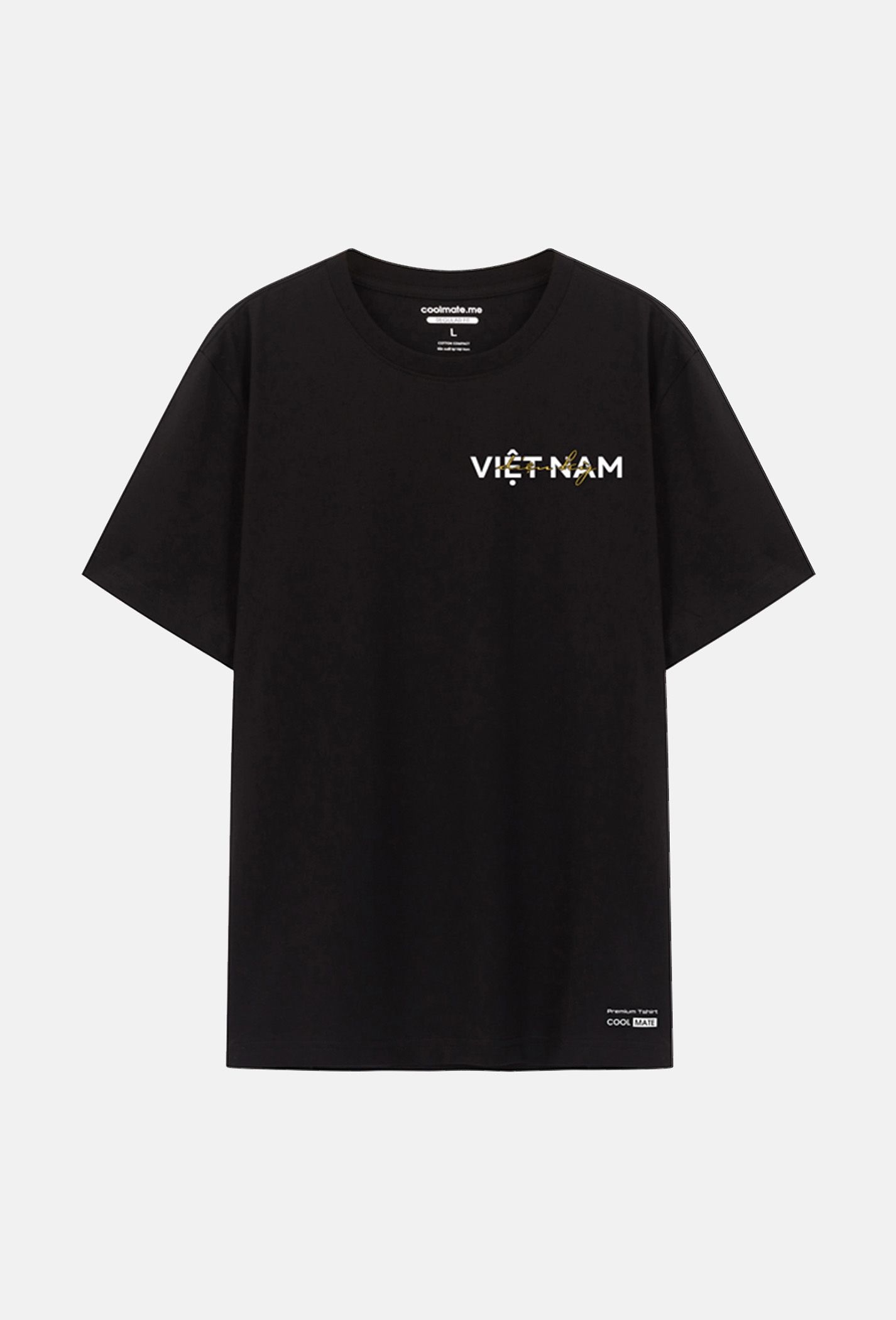 Áo thun Cotton Compact in hình "Việt Nam diệu kì " - Màu đen  2