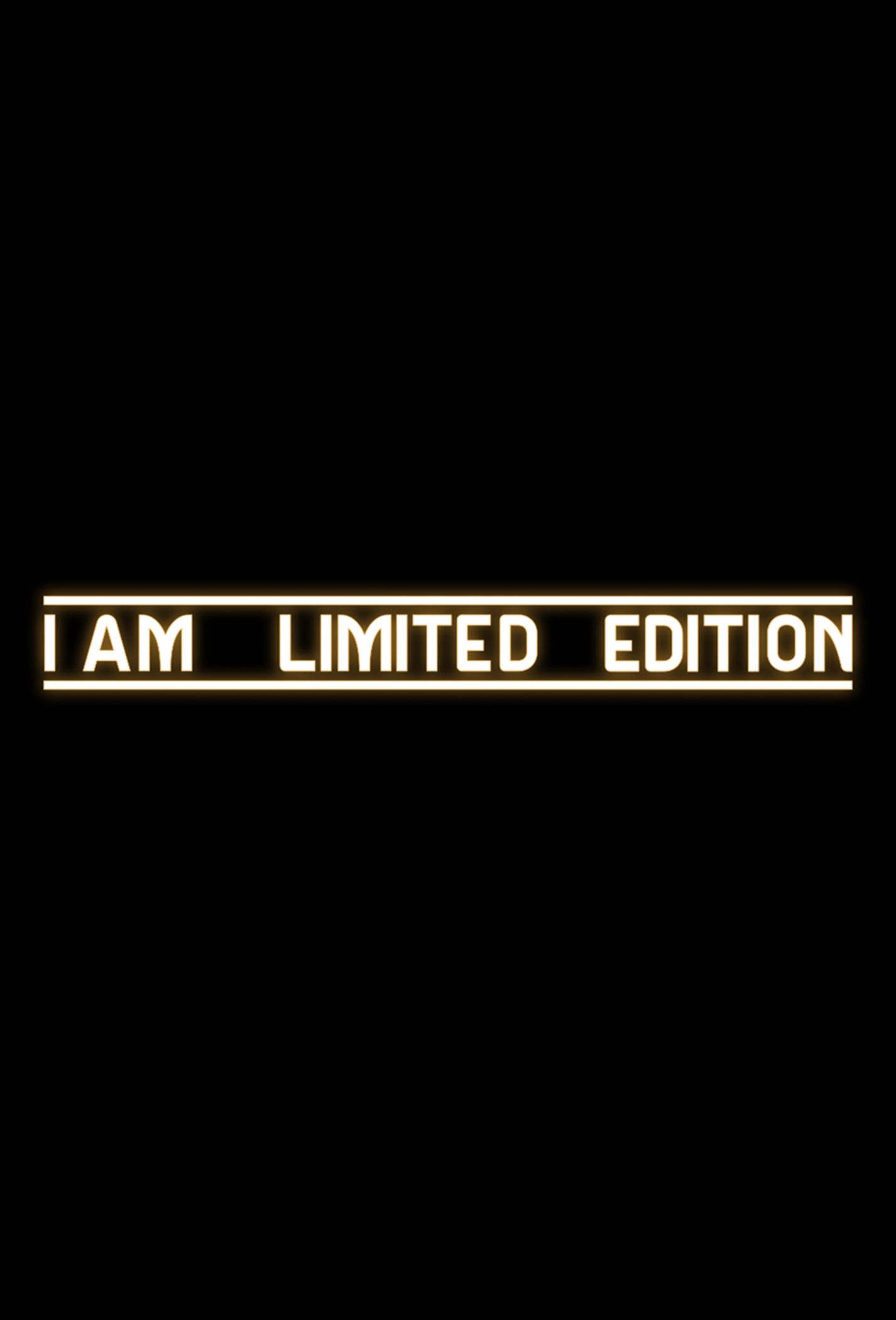 Áo thun Cotton Compact in "I AM LIMITED" in phản quang - Màu đen  2