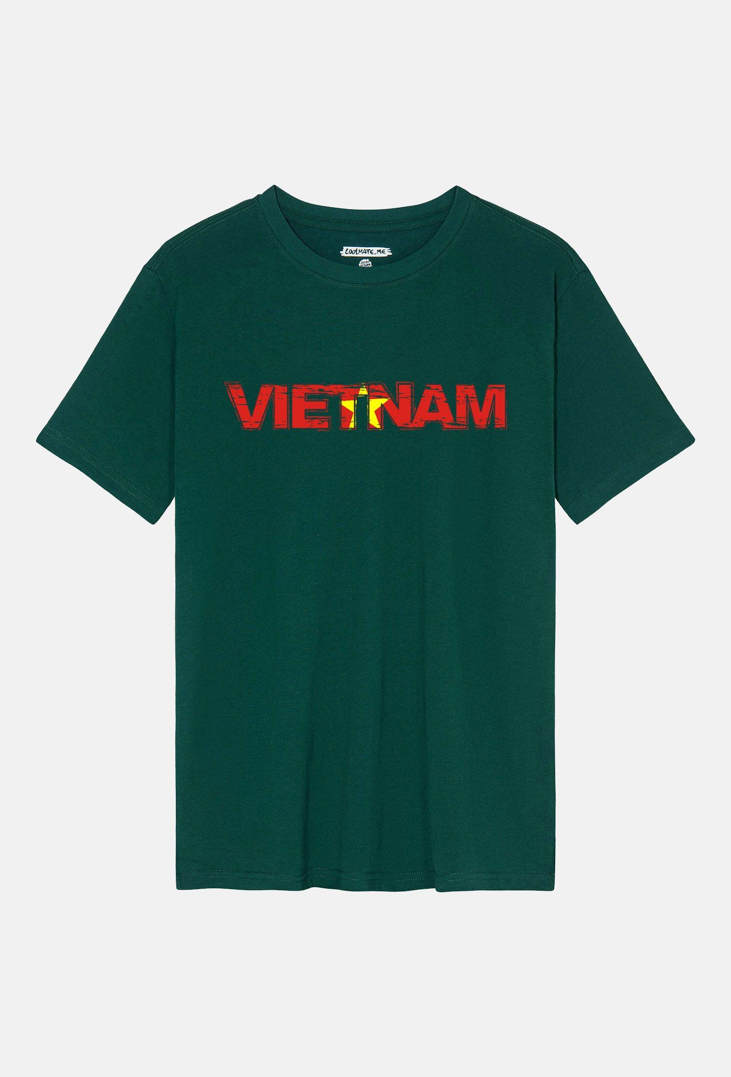 Áo thun Clean Vietnam in Proud Vietnam Xanh Forest
