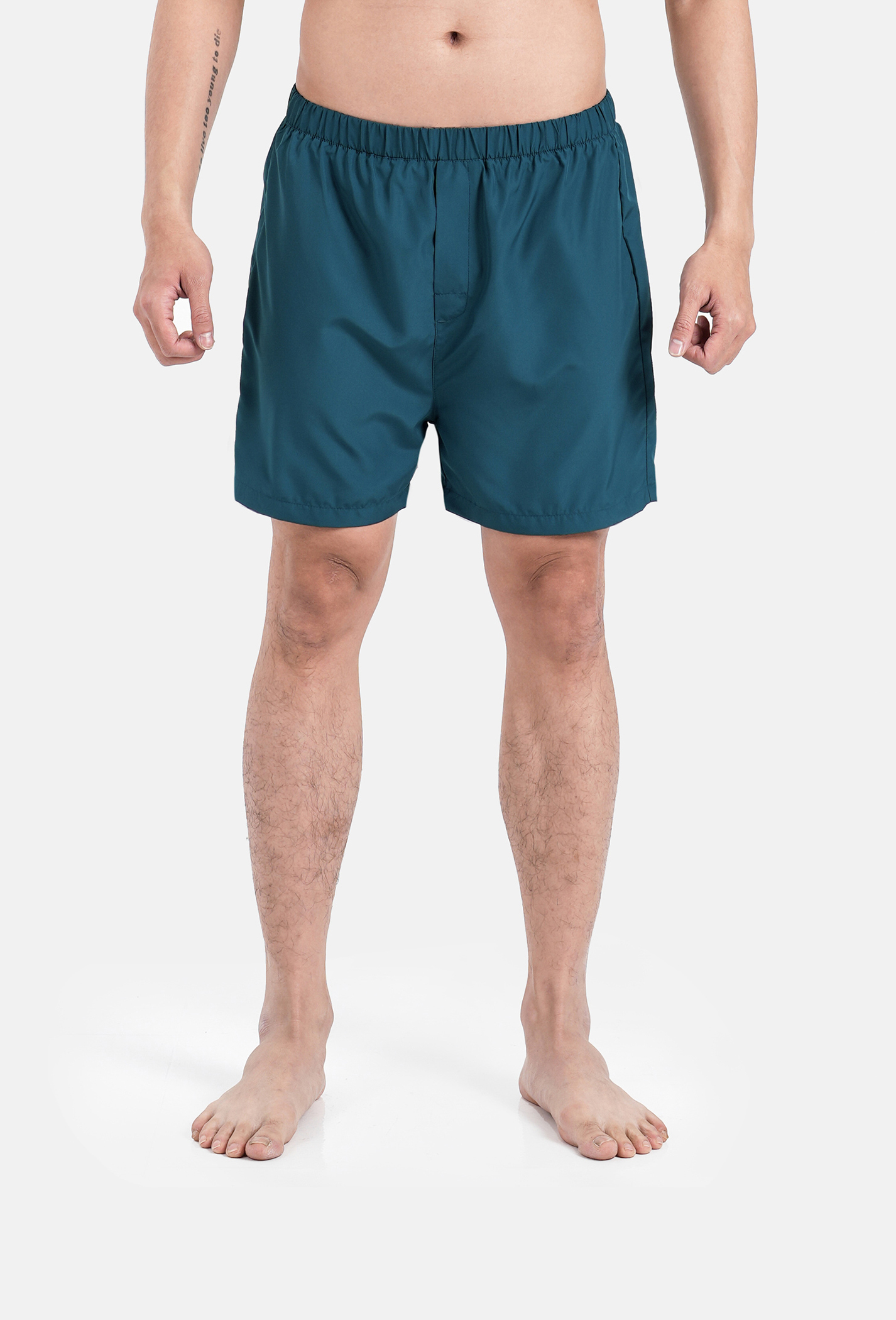Quần Shorts mặc nhà Coolmate Basics xanh-thep 1