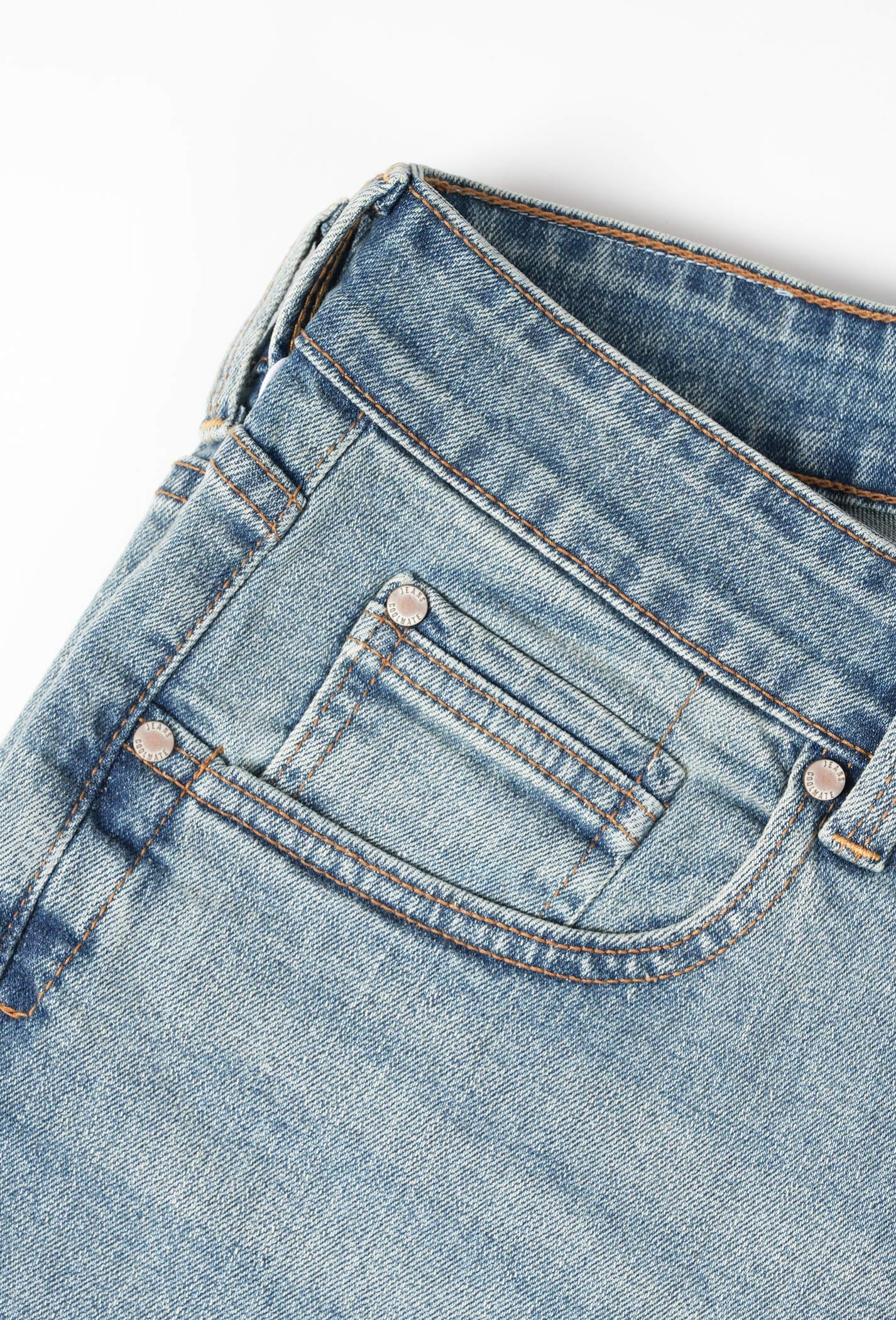 OUTLET - Quần Jeans Basic Slim V2 Xanh nhạt 8