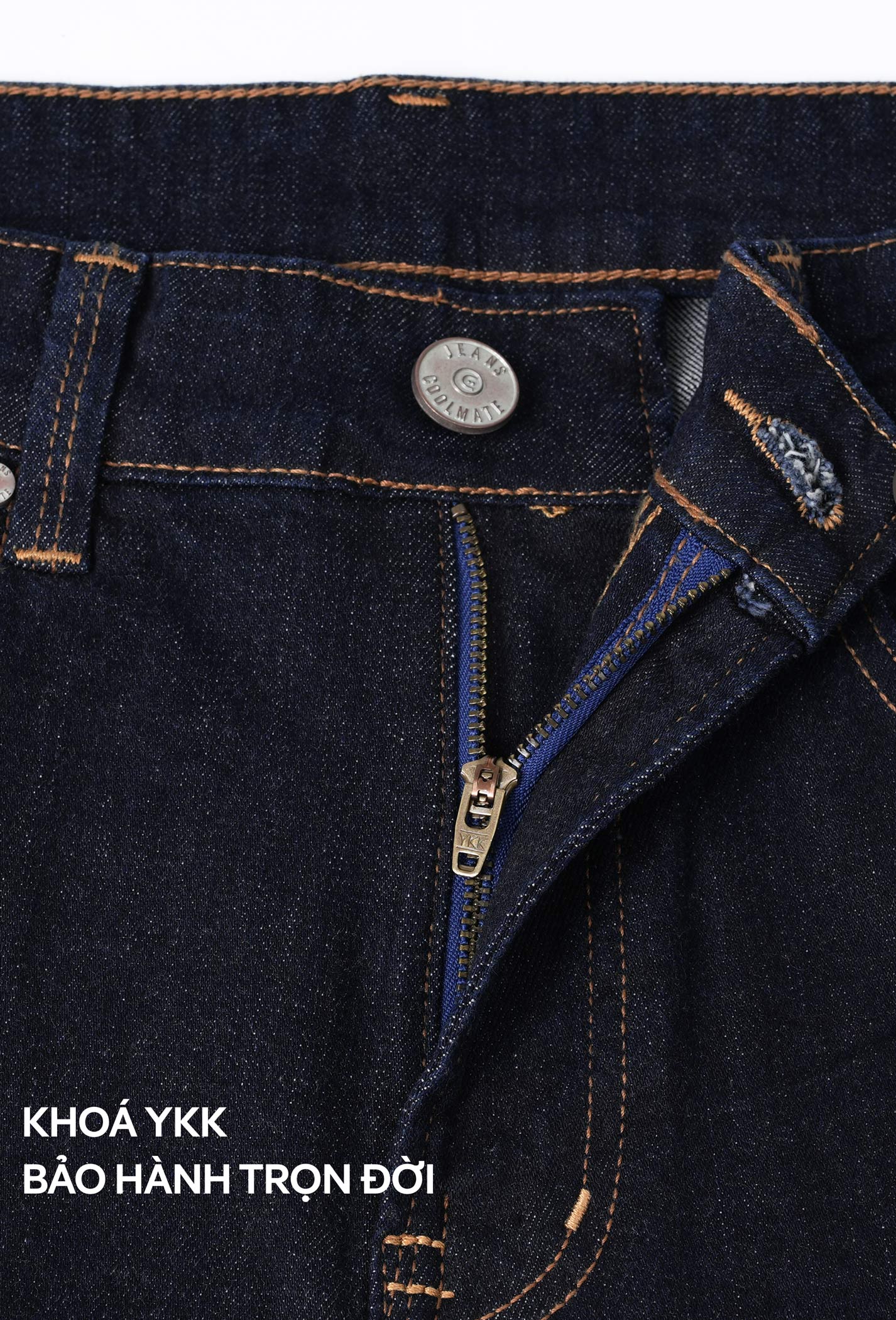 Quần Jeans Basic Slim V2 Xanh garment 5
