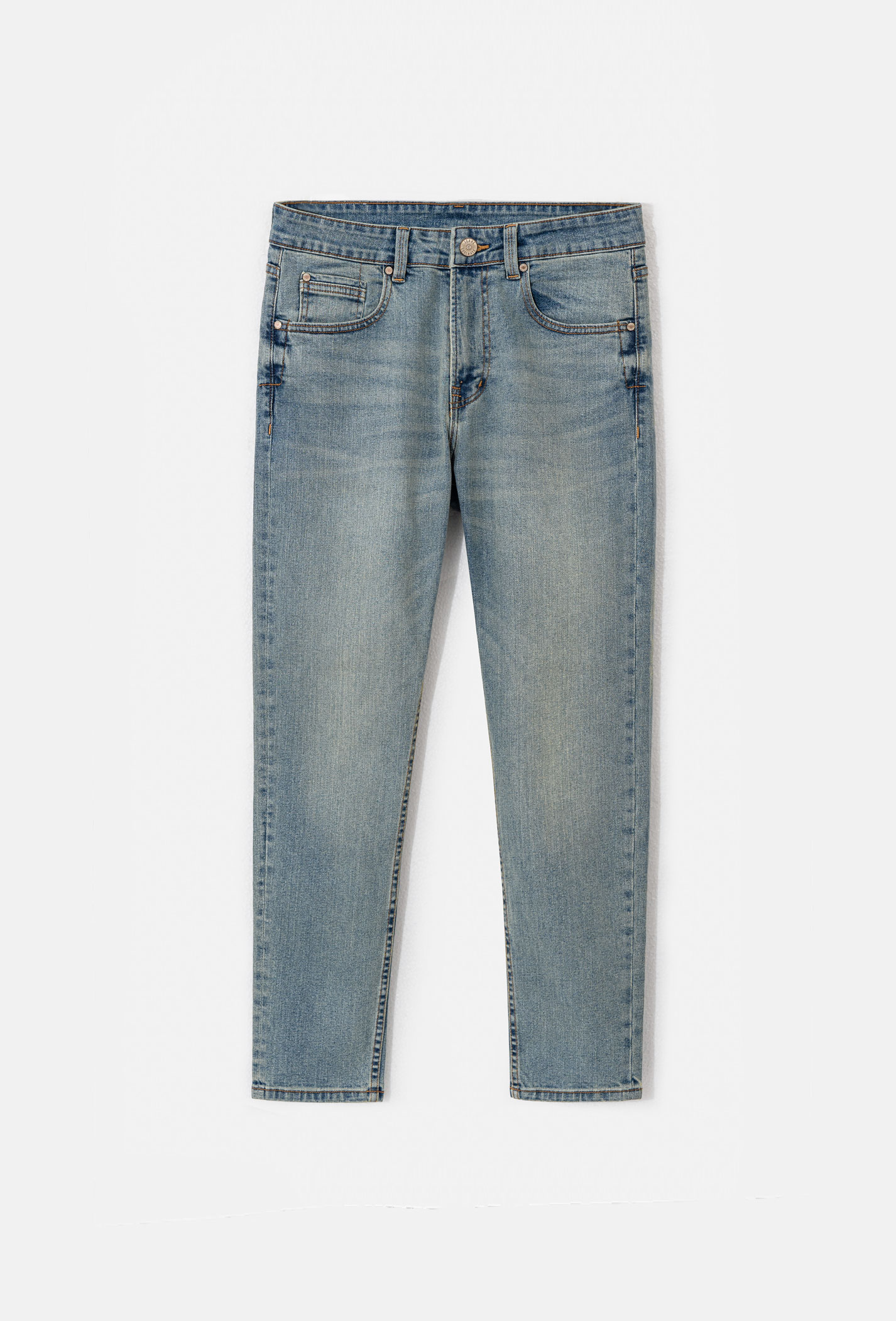 OUTLET - Quần Jeans Basic Slim V2 Xanh nhạt 1