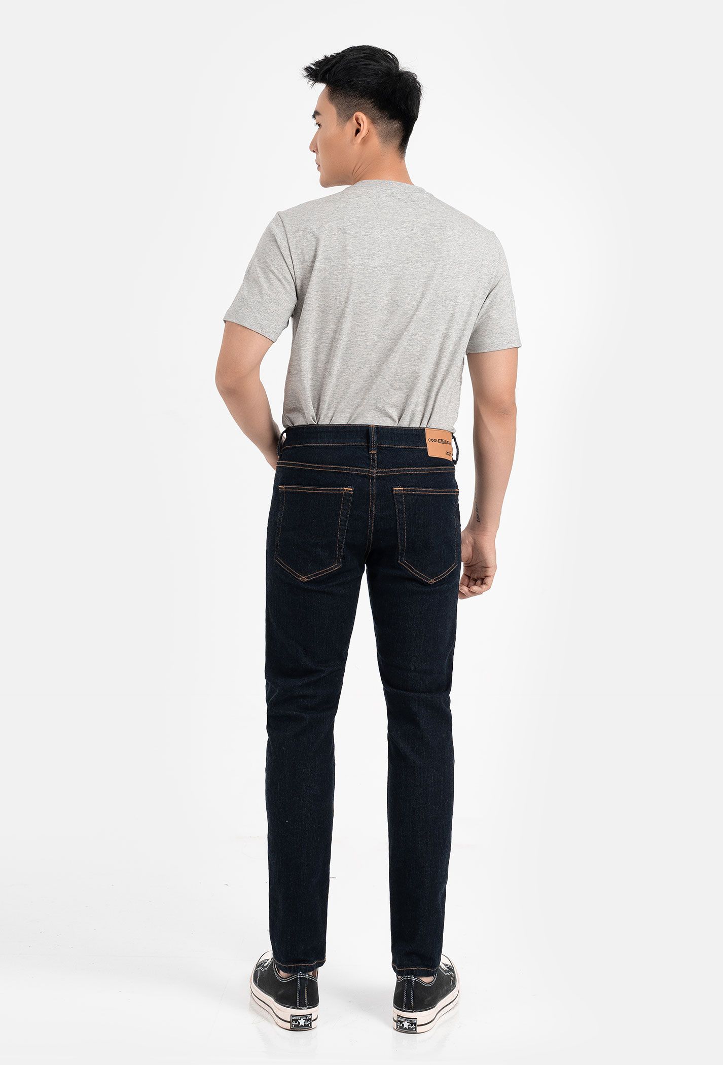 Quần Jeans Basic Slim V2 Xanh garment 2