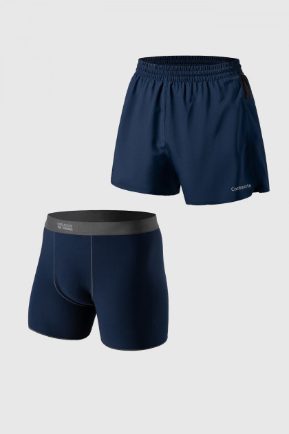 Combo Ultra Run - Quần shorts chạy bộ Ultra Fast & Quần lót chạy bộ