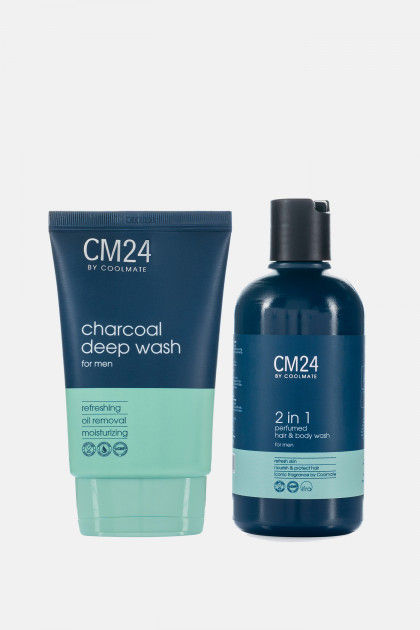 Combo Kem rửa mặt Charcoal Deep Wash & Sữa tắm gội hương nước hoa CM24