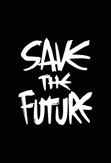 Áo thun in Save The Future - màu Đen more