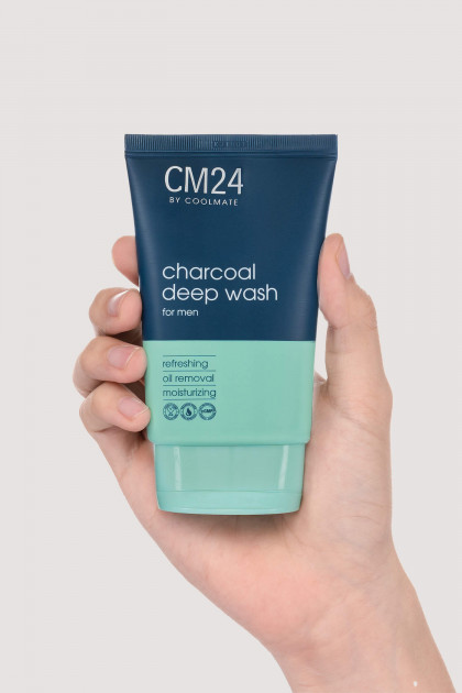 Kem rửa ráy Charcoal Deep Wash tên thương hiệu CM24 - 100ml more