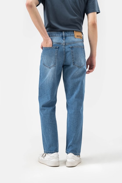 Quần Jeans Nam Basics dáng Straight more