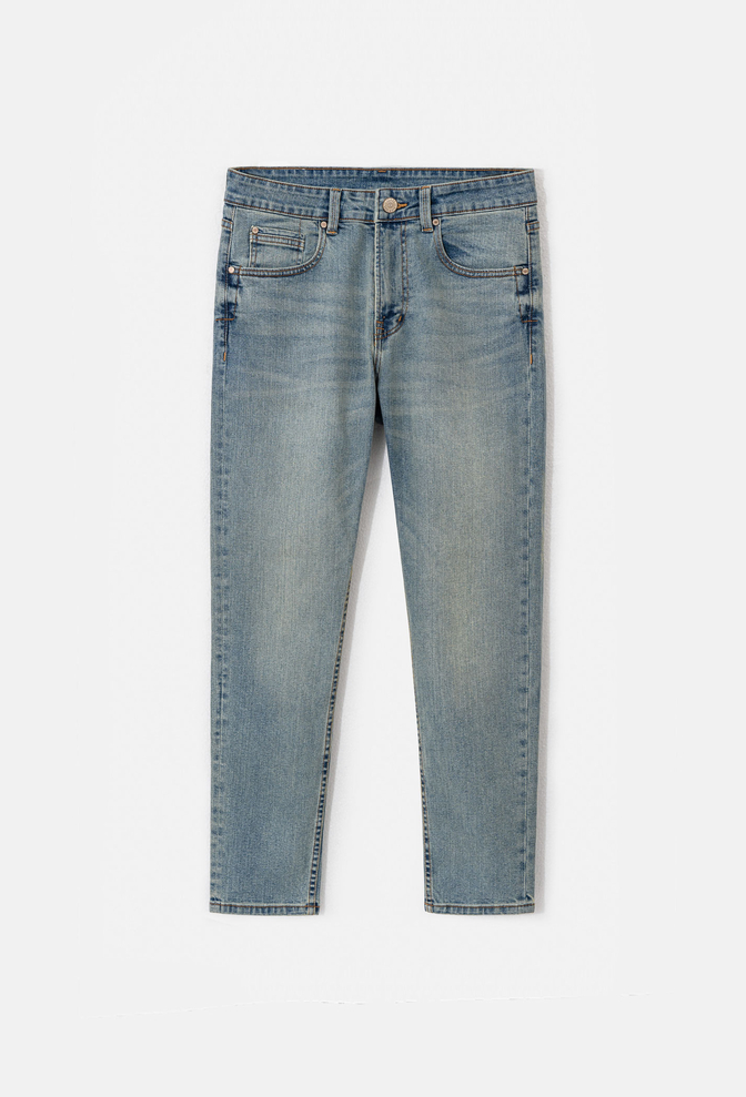 Quần Jeans Basic Slim V2 - Xanh nhạt more