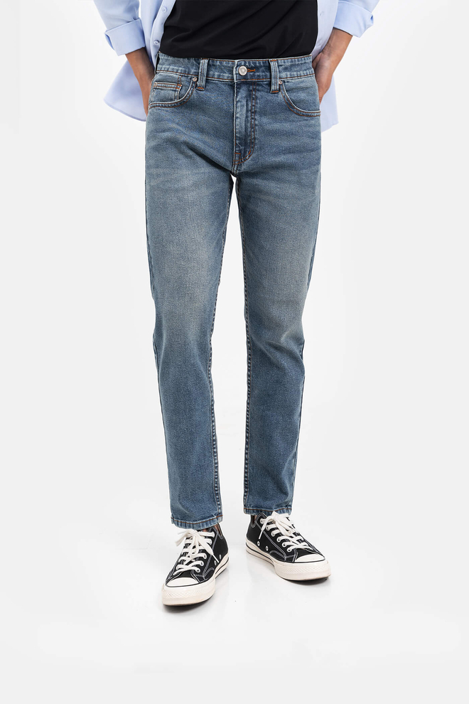 Quần Jeans Clean Denim dáng Slimfit  S2 more