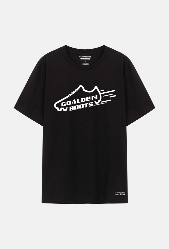 Coolmate x GBR | Áo thun ngắn tay Cotton Compact Premium GBR Classic màu đen 