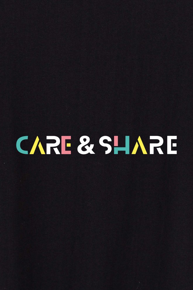 T-Shirt Care & Share Pastel more