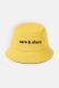 Mũ/Nón Bucket Hat thêu Care & Share Typo Vàng
