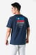 T-Shirt Captain America xanh-navy