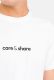 Áo thun nam Cotton Compact phiên bản Premium in Care & Share giữa áo màu trắng  3
