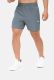 Outlet - Quần shorts nam thể thao 5" xẻ gấu cao (túi sau có khóa kéo) Xám xanh 2