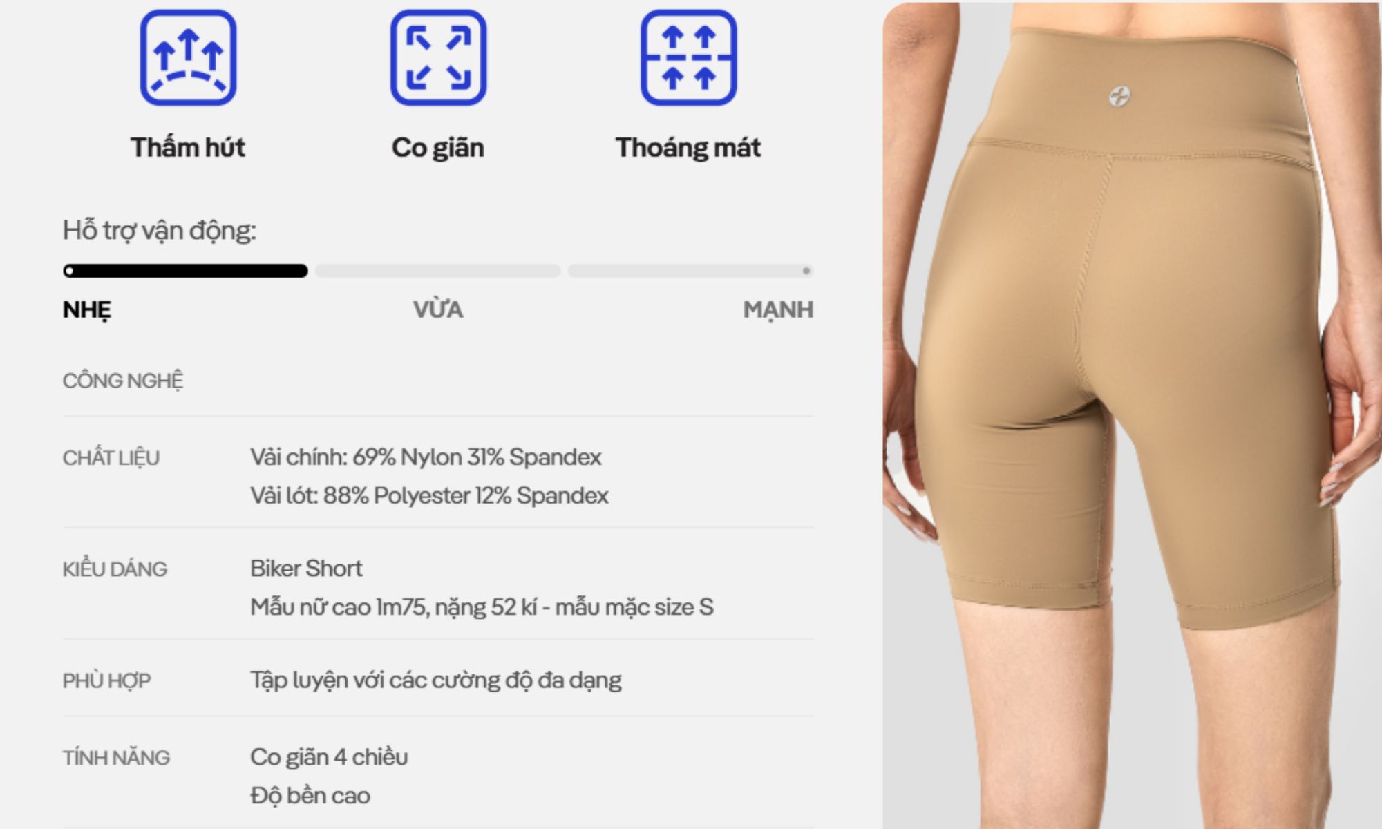 Chất liệu sản phẩm tạo cảm giác thoải mái tối đa cho khách hàng