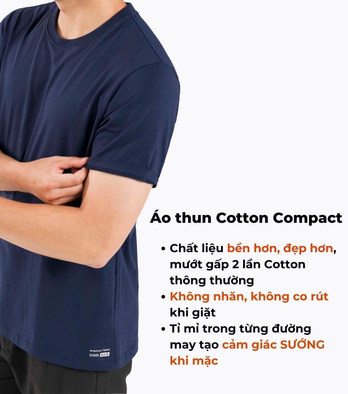 Áo Cotton Compact được tạo ra như thế nào?