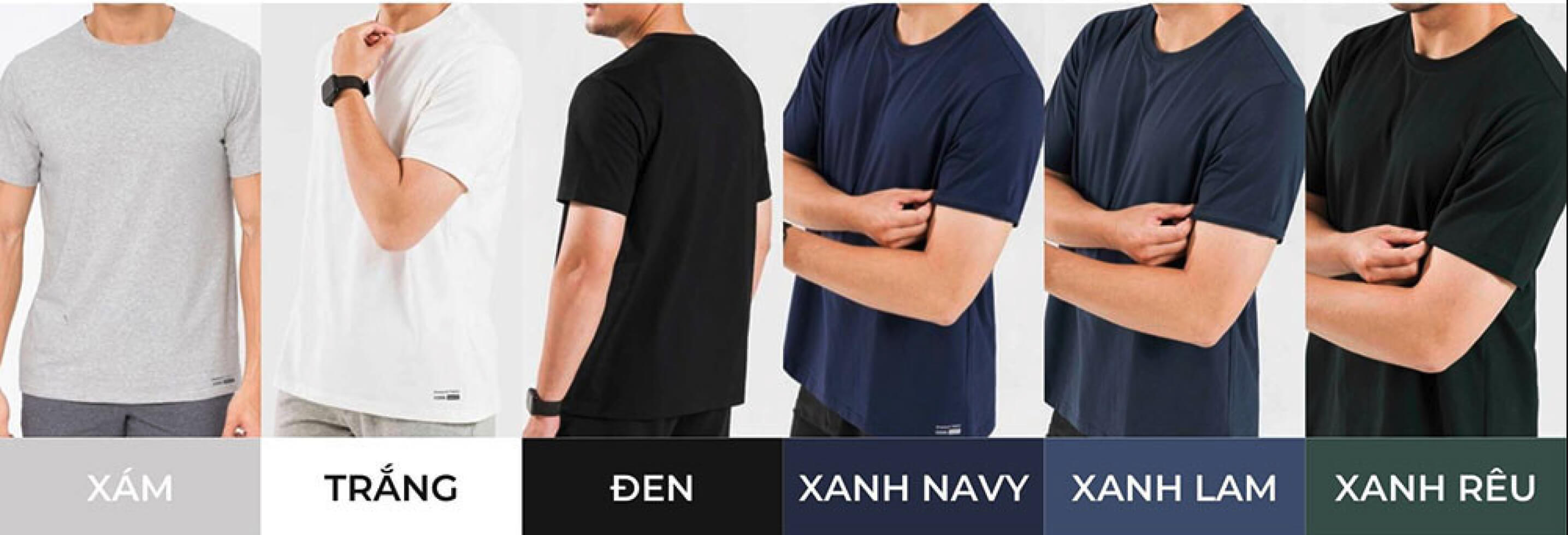 BỘ SƯU TẬP 6 MÀU NAM TÍNH DỄ MẶC
