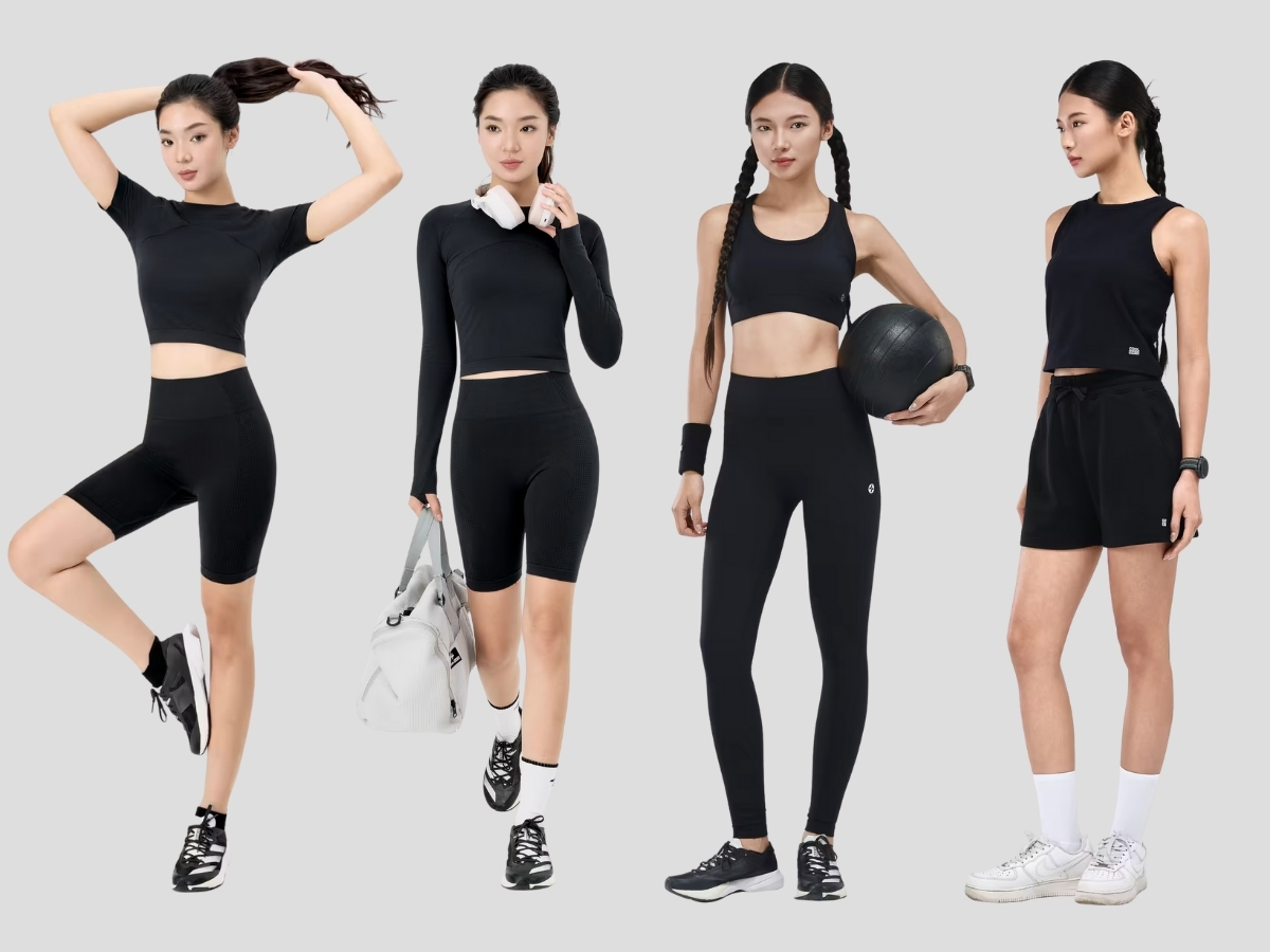 Bộ sưu tập áo tập gym nữ Coolmate đa dạng, thoáng khí, co giãn tốt