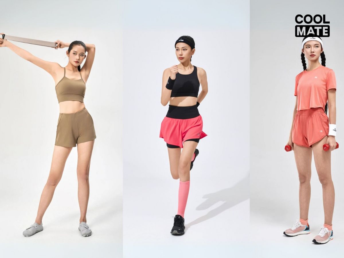 Gợi ý các kiểu phối đồ cùng Quần Short Nữ Coolmate