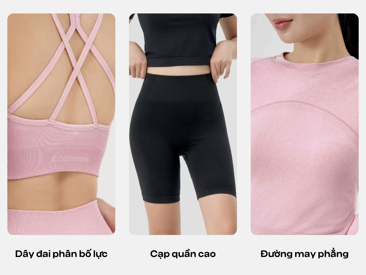 Thiết kế tôn dáng, tự tin khỏe khoắn trong từng động tác